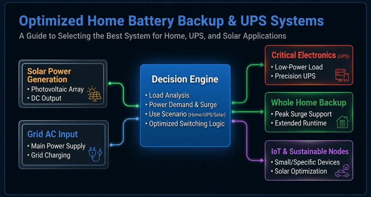 Best Battery Backup Systems for Home, UPS & Solar