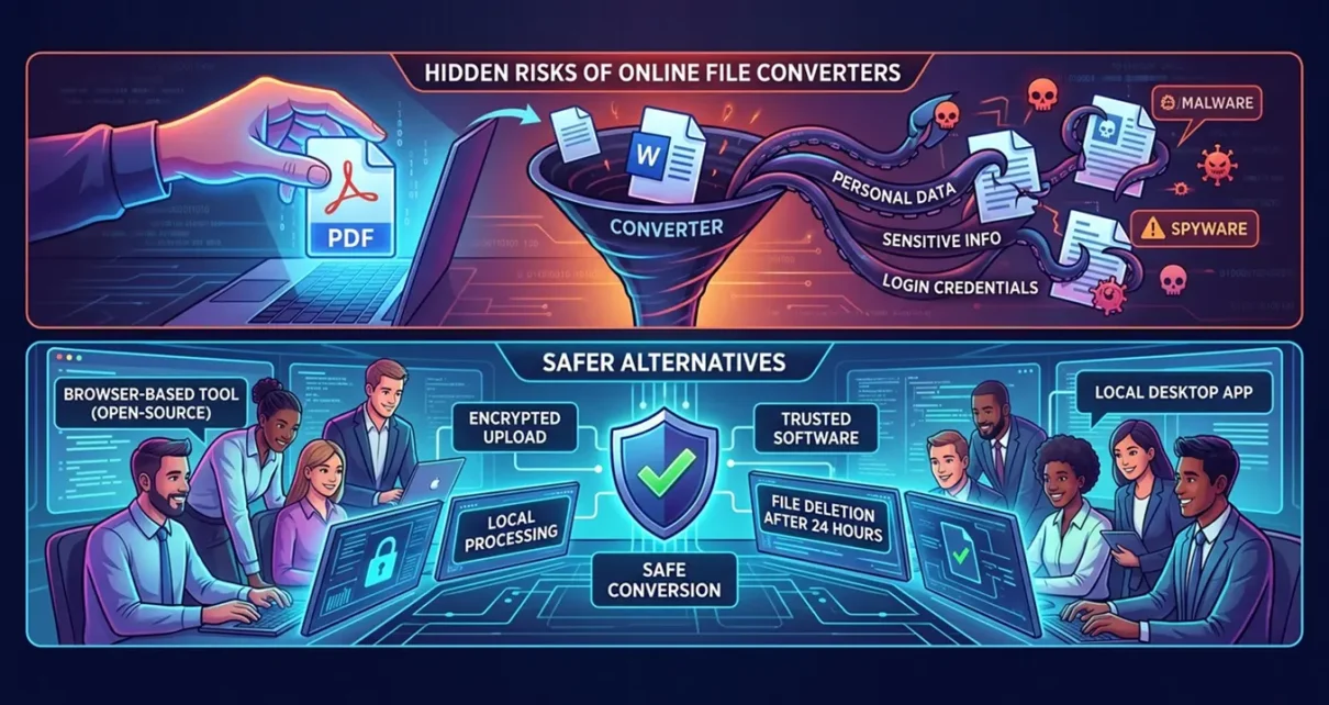 Hidden Risks of Online File Converters and a Safer Alternative