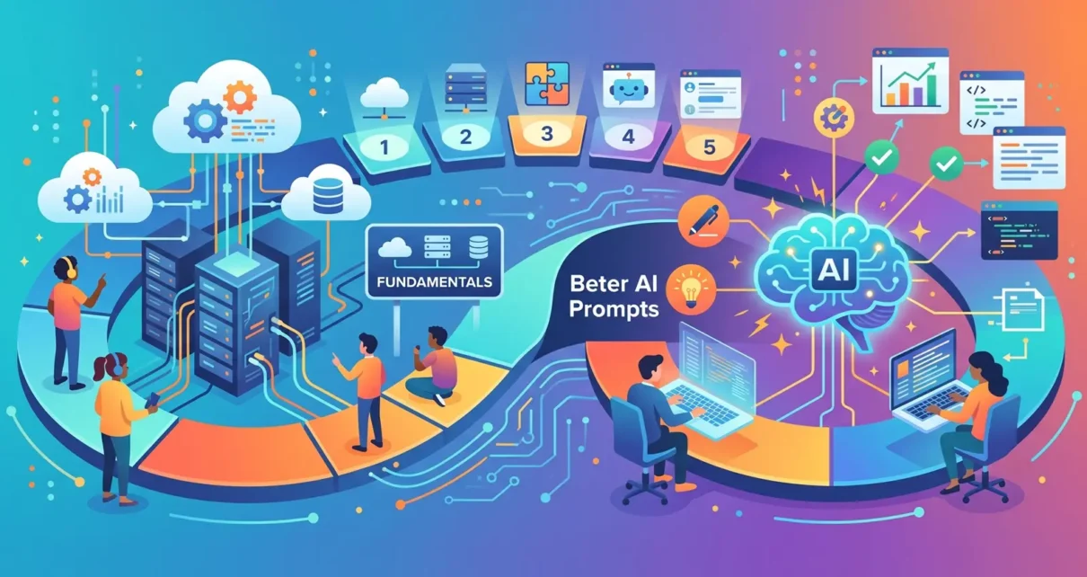 5 Courses for Tech Beginners from Cloud Basics to Better AI Prompts