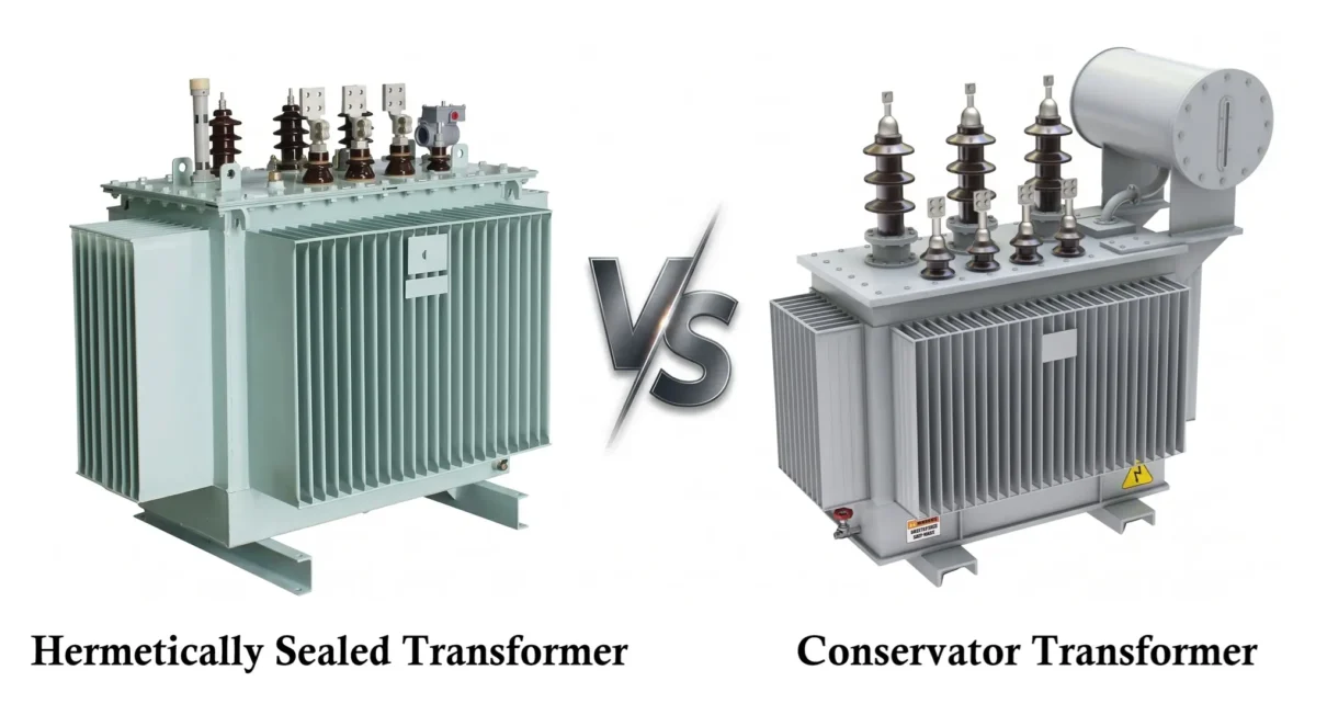 Hermetically Sealed Transformer vs Conservator Transformer