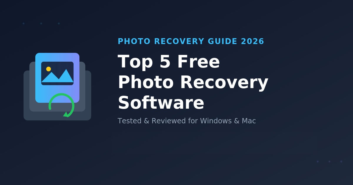 free photo recovery tools